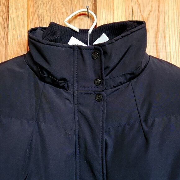 Vince Camuto Designer Puffer Insulated Mock Neck Mid Thigh Coat, Large, Black - Picture 3 of 11